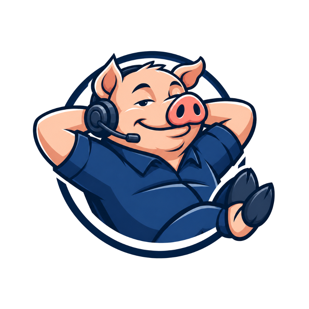 Hardy, the LeadHog mascot